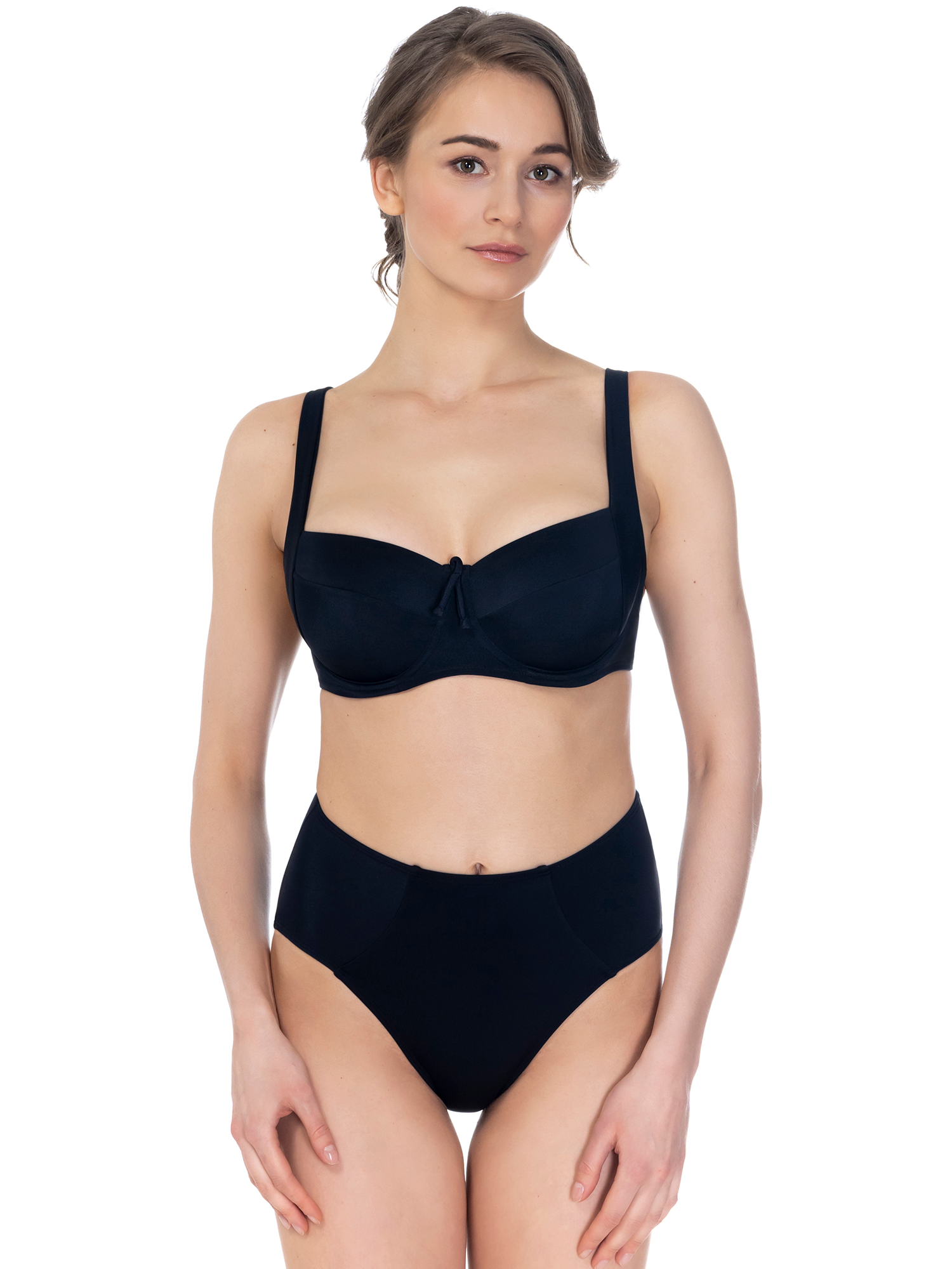 Lauma, Black Bikini, On Model Front, 12J20