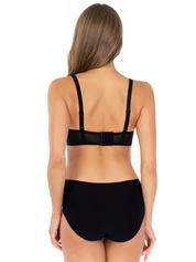 Lauma, Black Mid Waist Panty, On Model Back, 16L52
