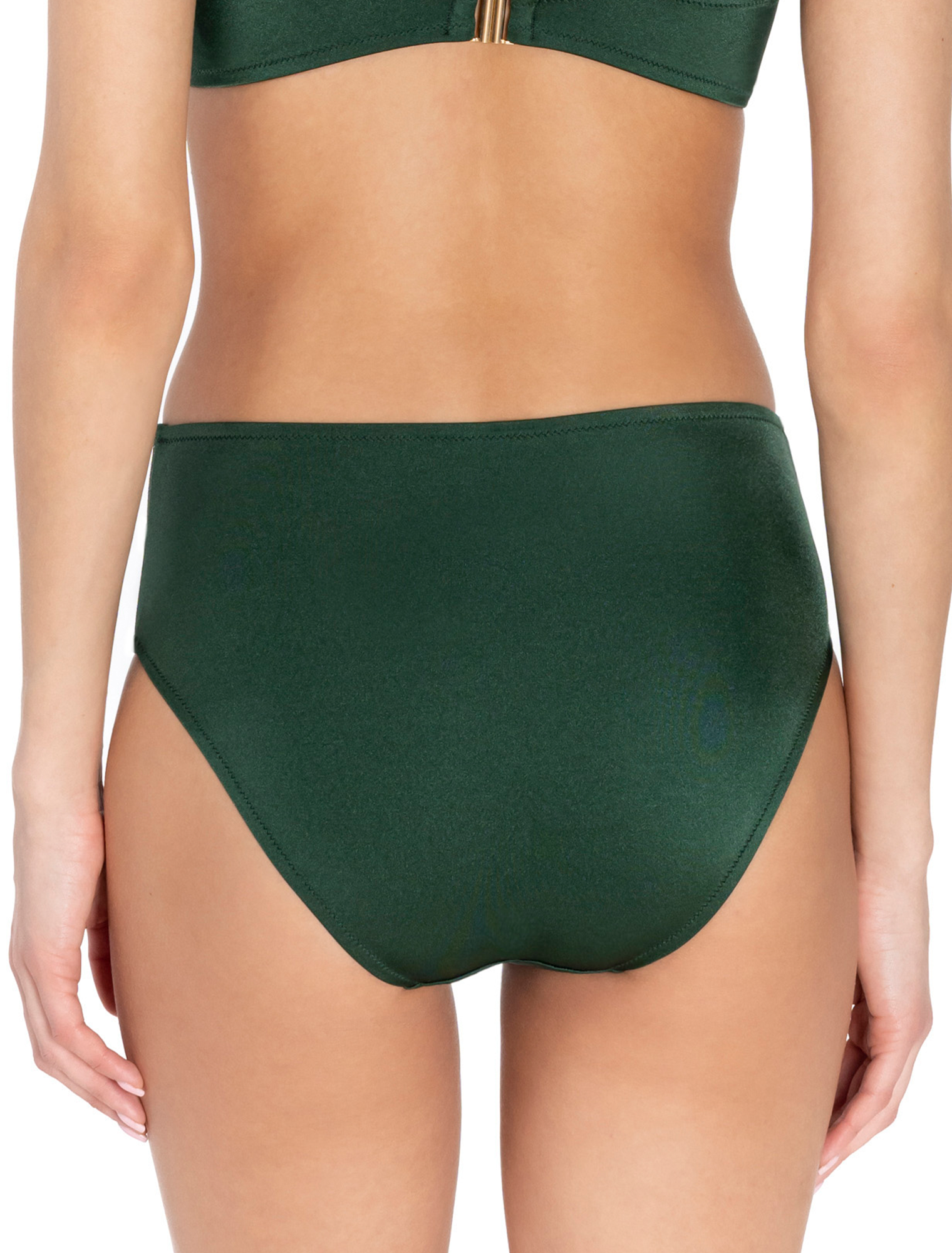 Lauma, Green Bikini Bottom, On Model Back, 34L51