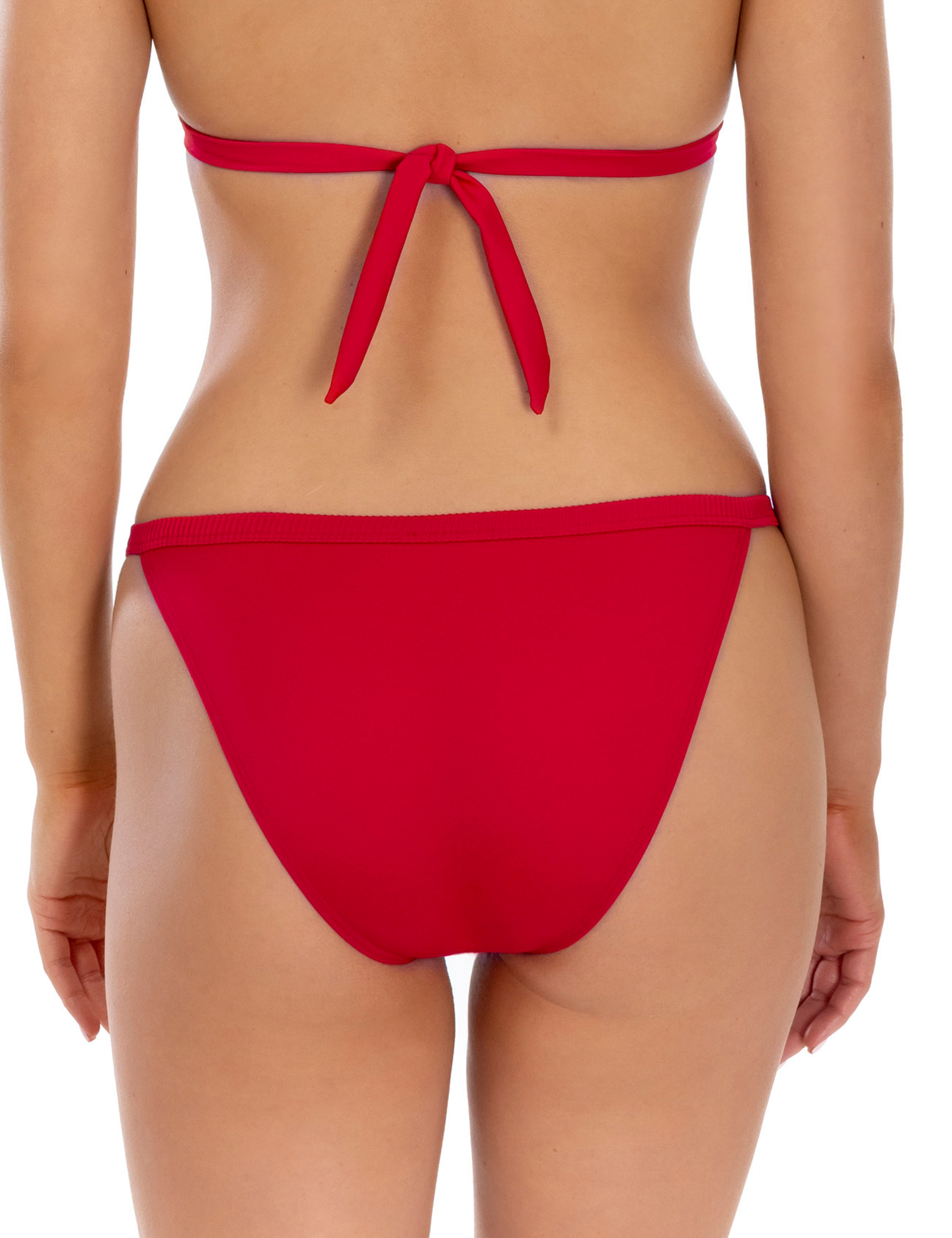 Lauma, Red Bikini Bottom, On Model Back, 35L52