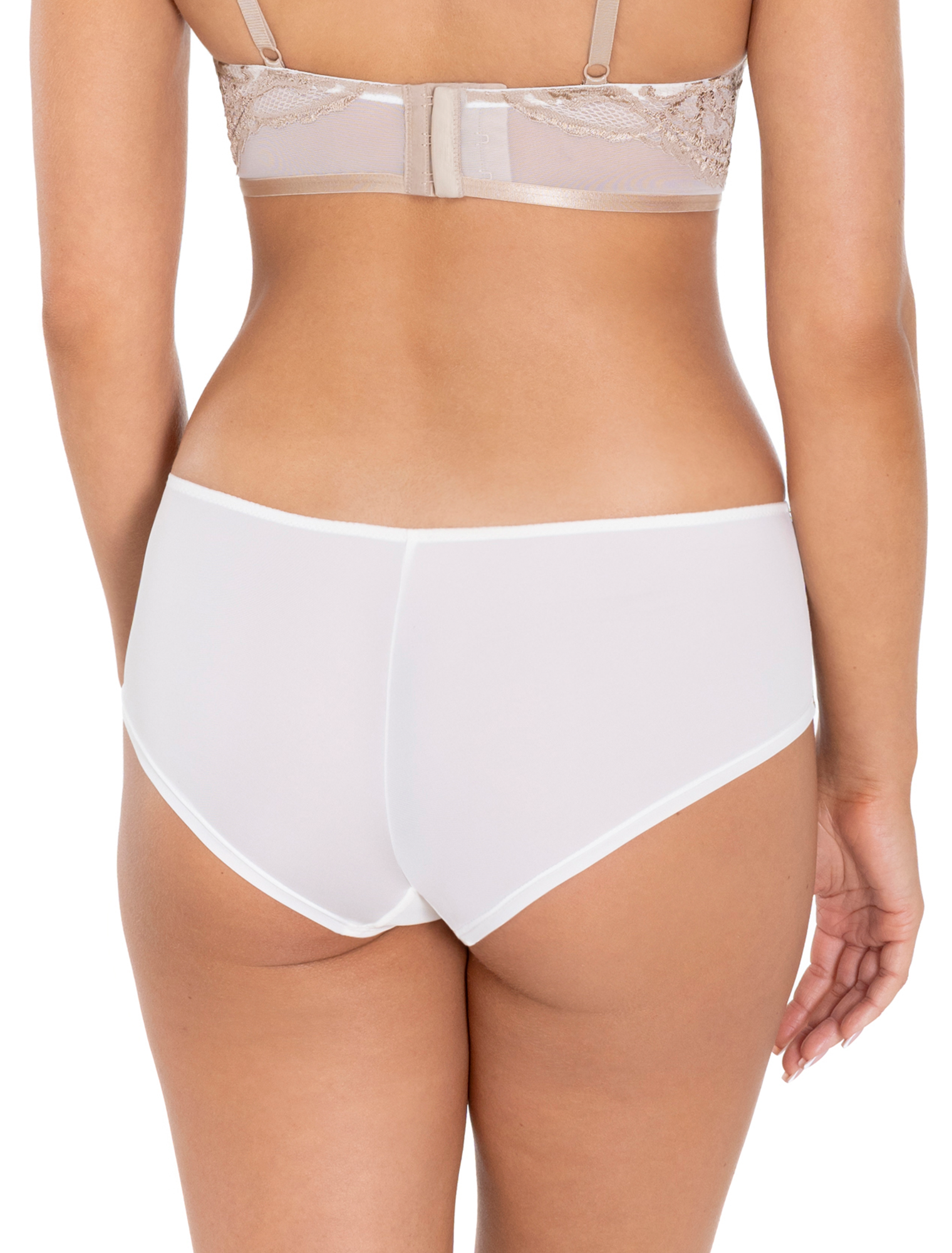 Lauma, Ivory Panty With Lace, On Model Back, 46L70