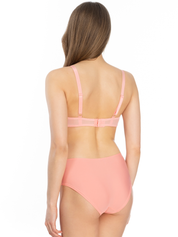 Lauma, Peach Pink Underwired Non-padded Bra, On Model Back, 58K20