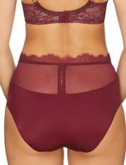 Lauma, Dark Red High Waist Panties, On Model Back, 16H51