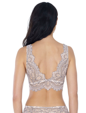 Lauma, Beige Lace Bralette, On Model Back, 19K22