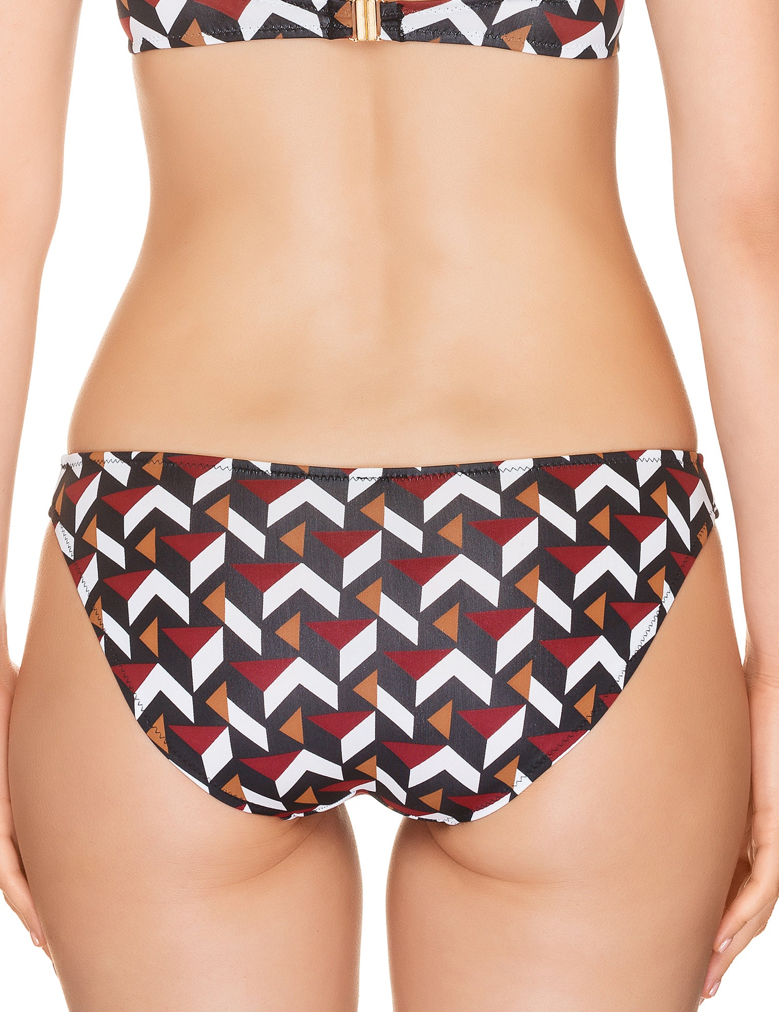 Lauma, Black Swimwear Bikini Bottom, On Model Back, 34H50