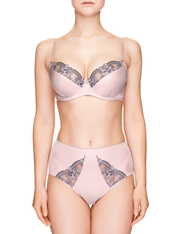 Lauma, Pink High Waist Panties, On Model Front, 44H51