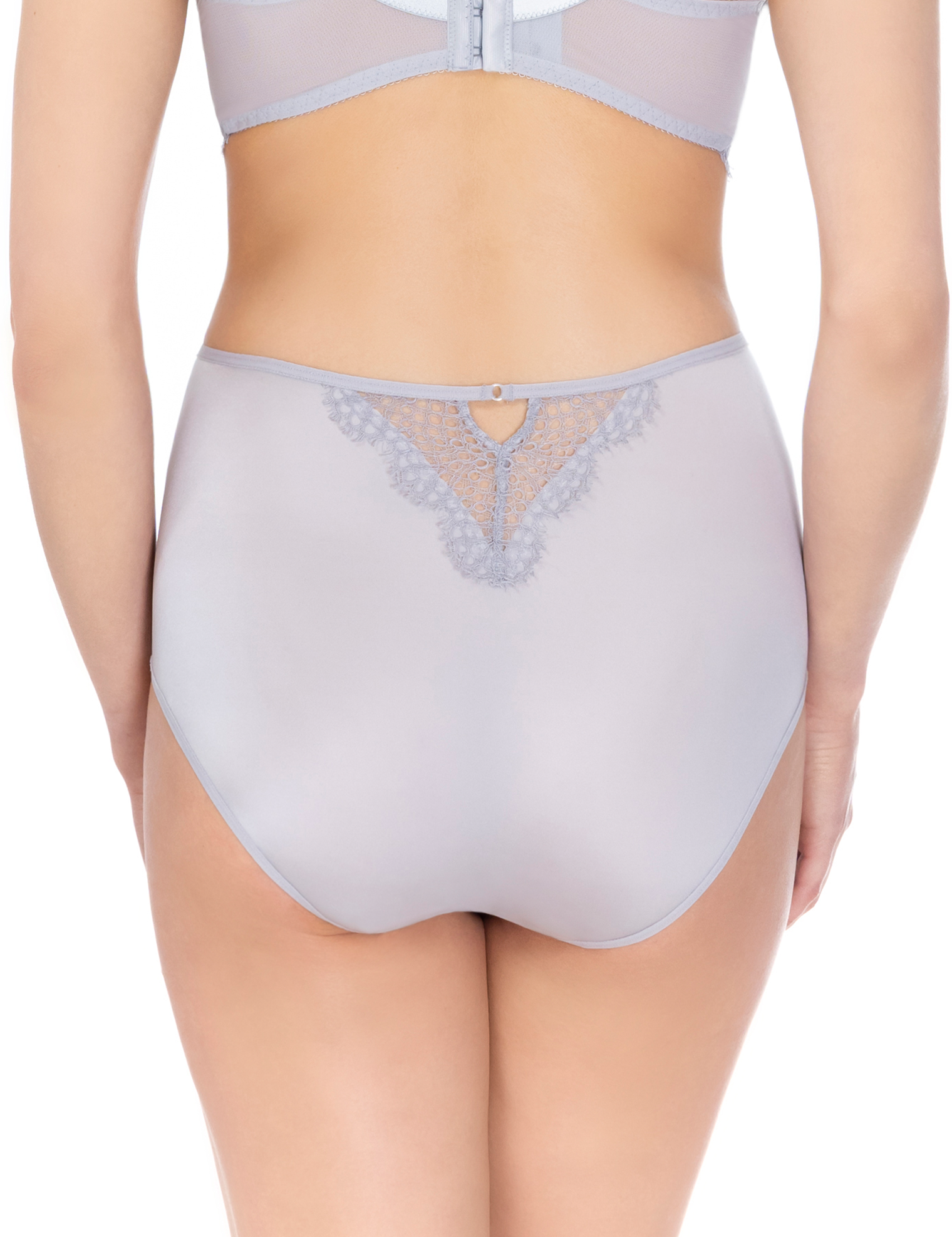 Lauma, Grey High Waist Panties, On Model Back, 49K51 