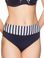 Lauma, Blue Swimwear Bikini Bottoms, On Model Front, 52H51