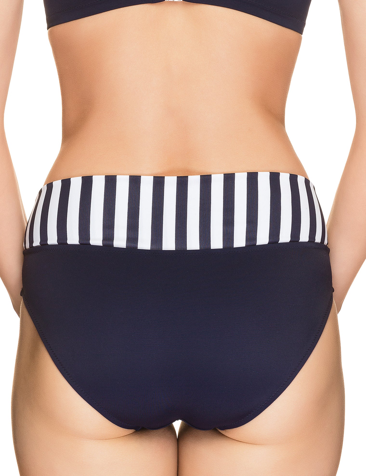 Lauma, Blue Swimwear Bikini Bottoms, On Model Back, 52H51