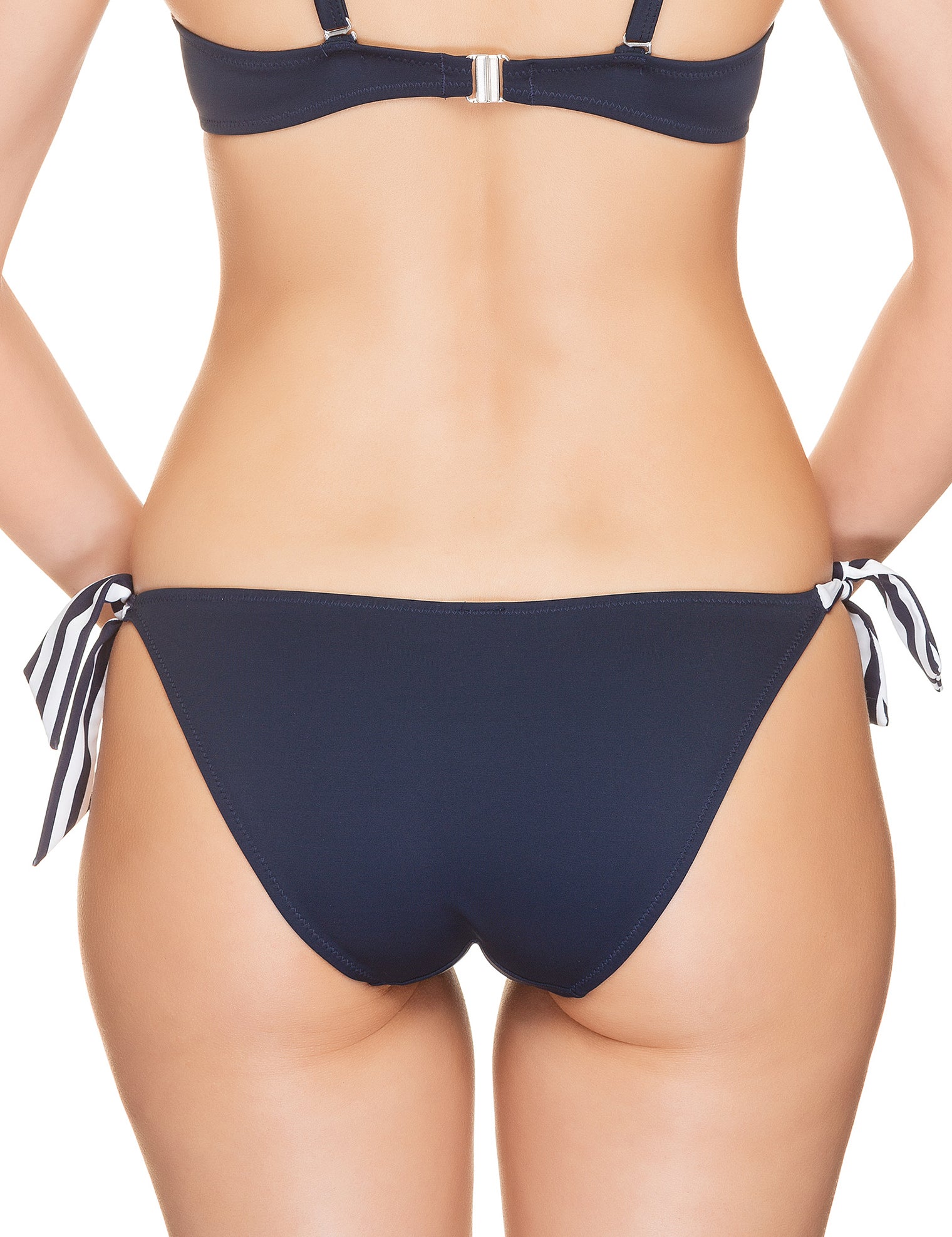 Lauma, Blue Swimwear Bikini Bottoms, On Model Back, 52H52