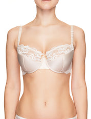 Lauma, Ivory Half-padded Bra, On Model Front, 65H40