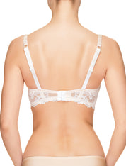 Lauma, Ivory Half-padded Bra, On Model Back, 65H40
