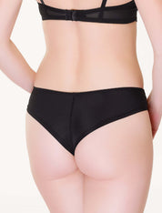 Lauma, Black String Panties, On Model Back, 70J60