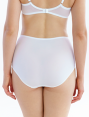 Lauma, White High Waist Panties, On Model Back, 72F51