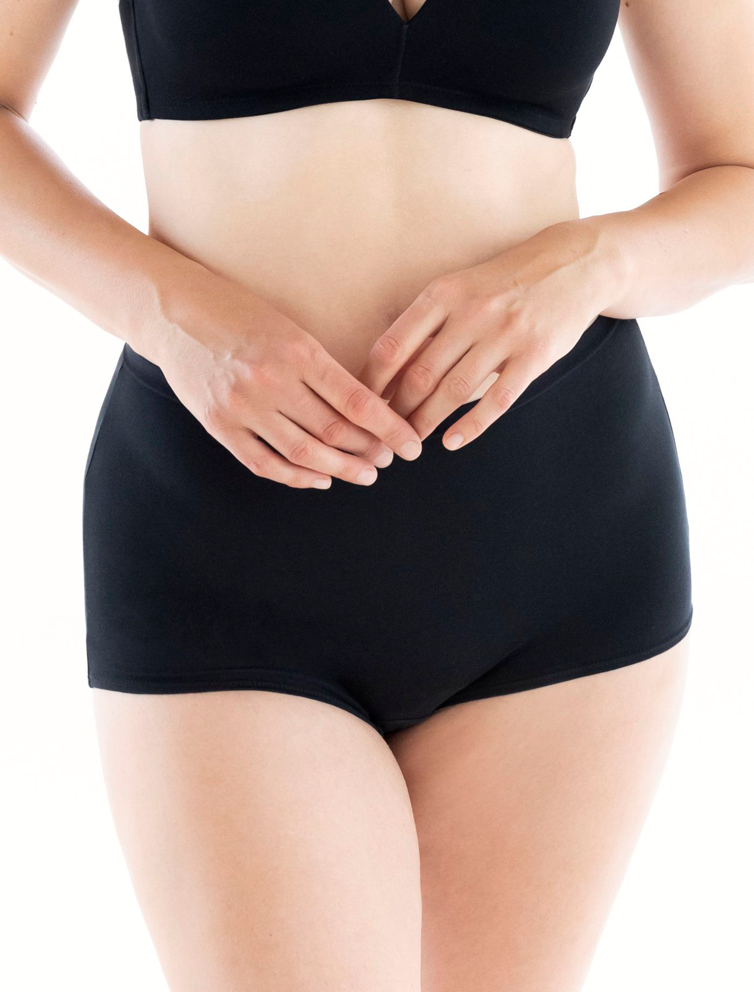 Simple Cotton High Waist Panty