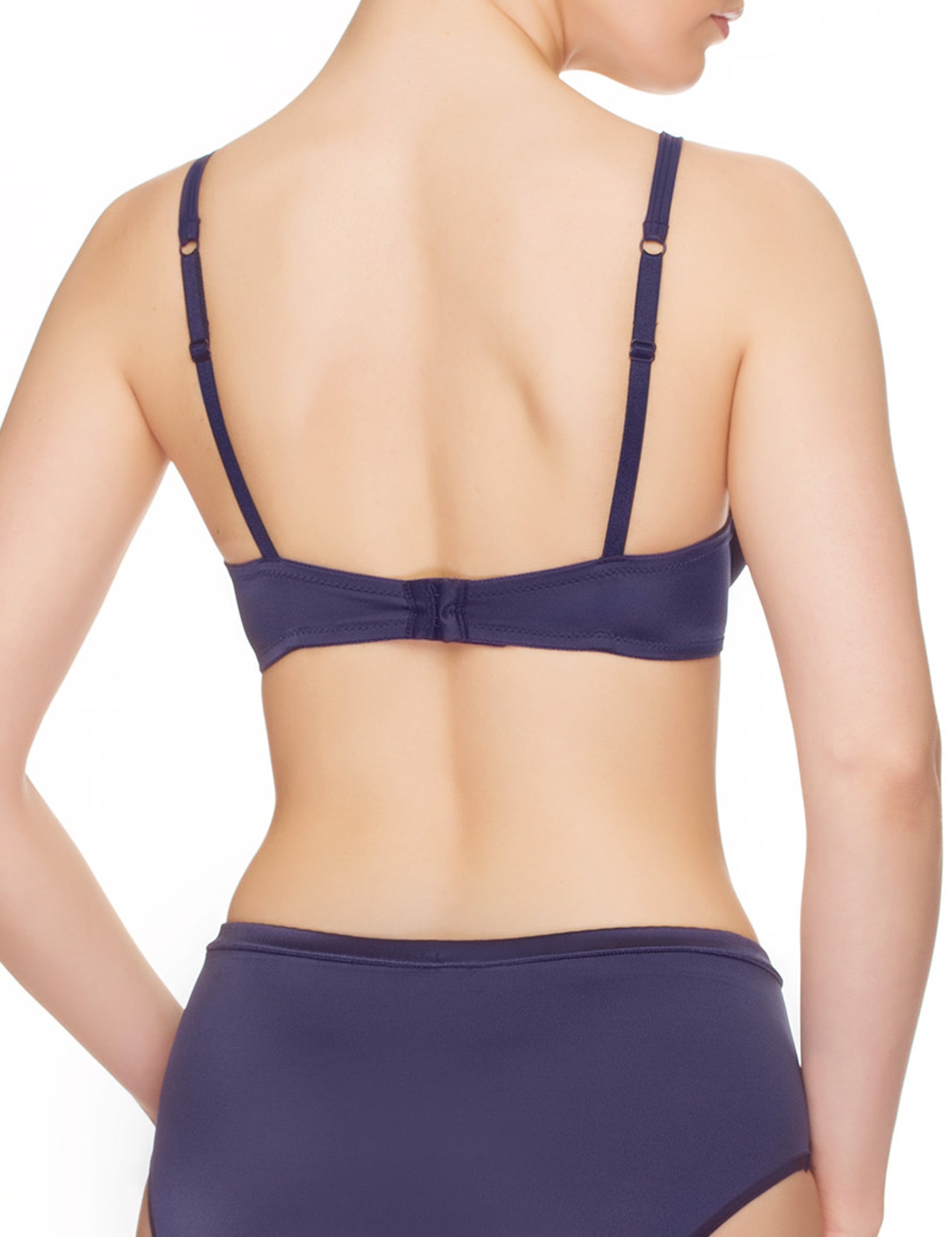 Lauma, Blue Moulded T-shirt Bra, On Model Back, 99570